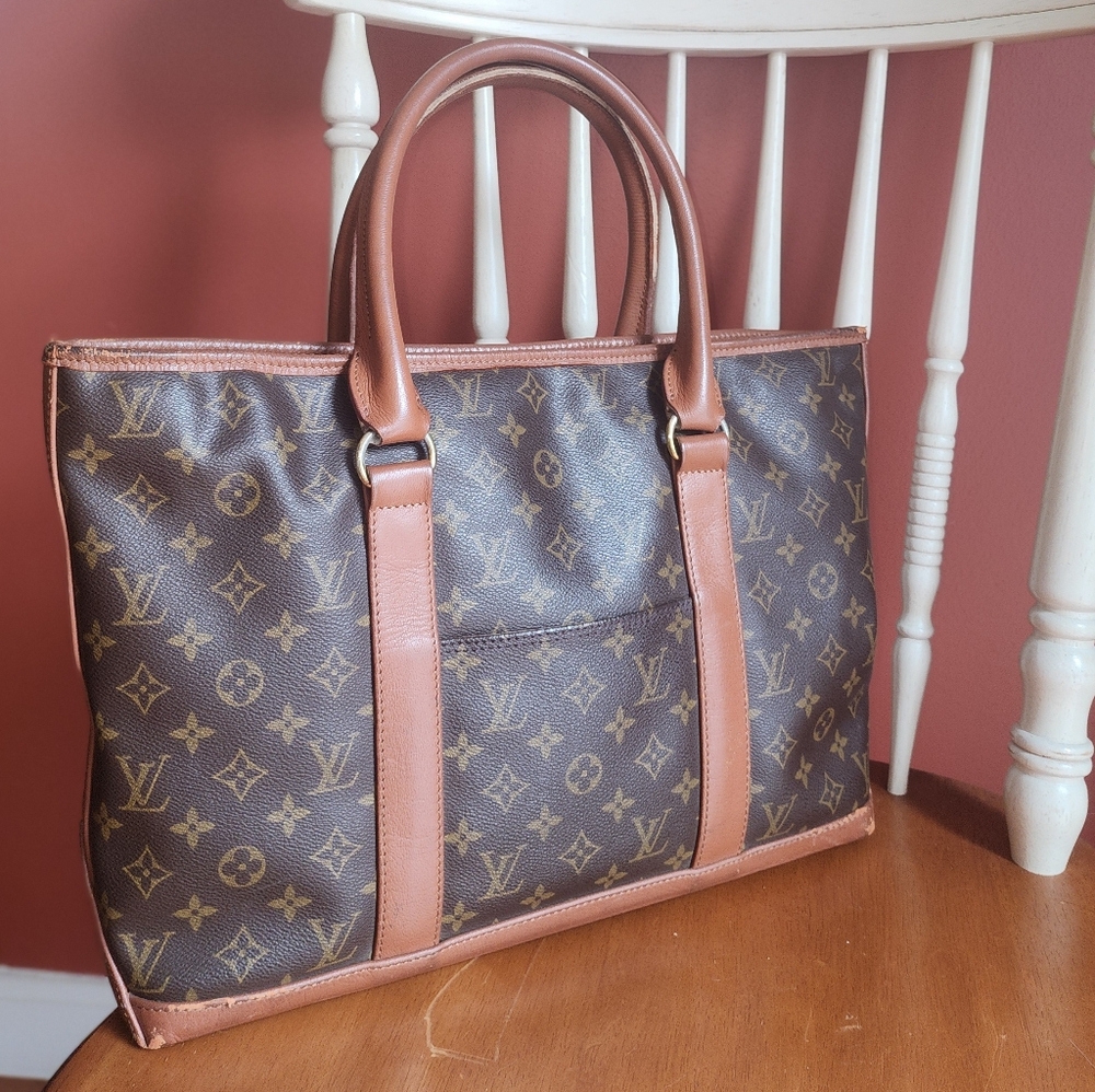 Louis Vuitton Vintage Monogram Sac PM Weekender Tote Bag- Rare!